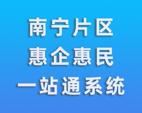 南寧市惠企惠民一站通